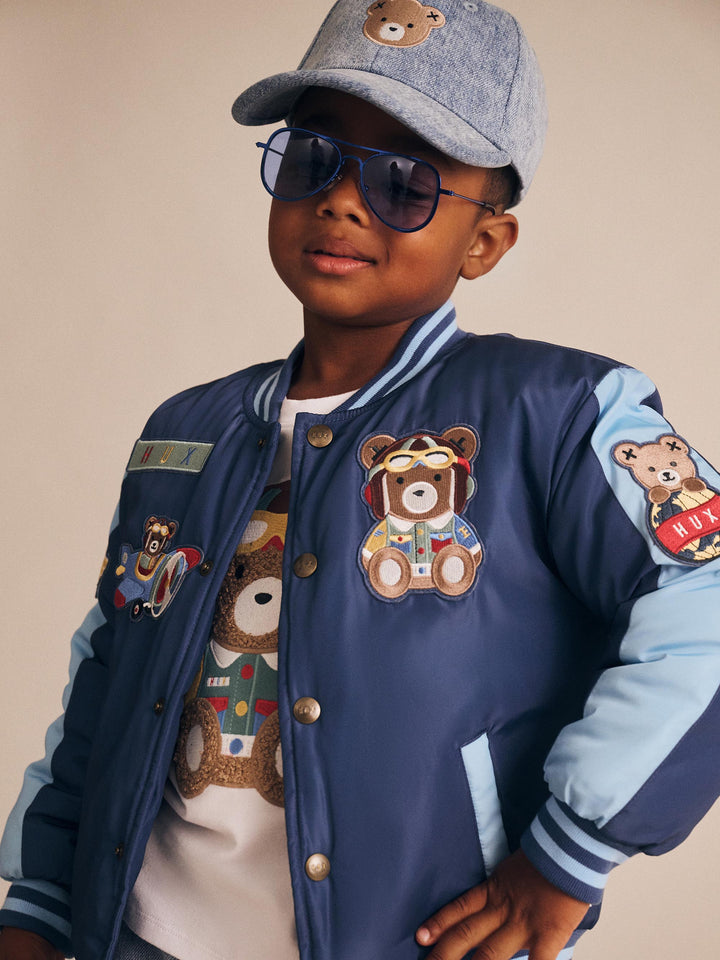 Huxbaby Aviator Varsity Bomber Jacket