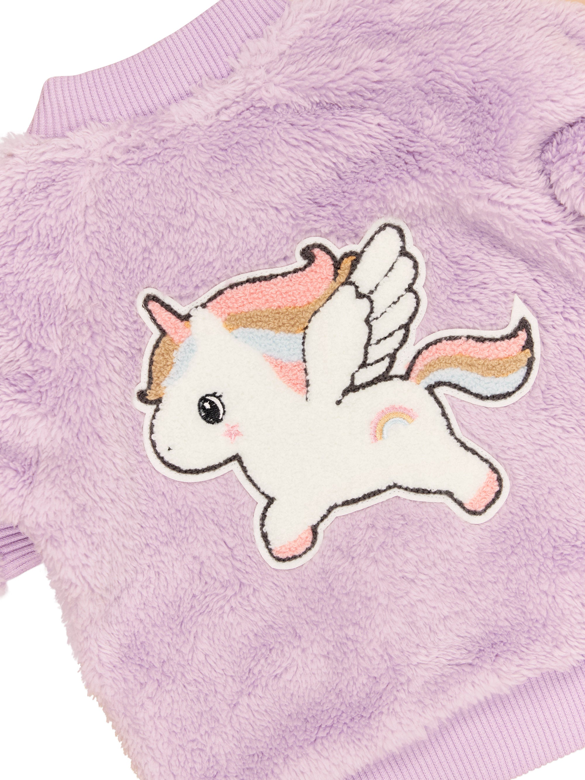 Magical Unicorn Fur Jacket - Orchid