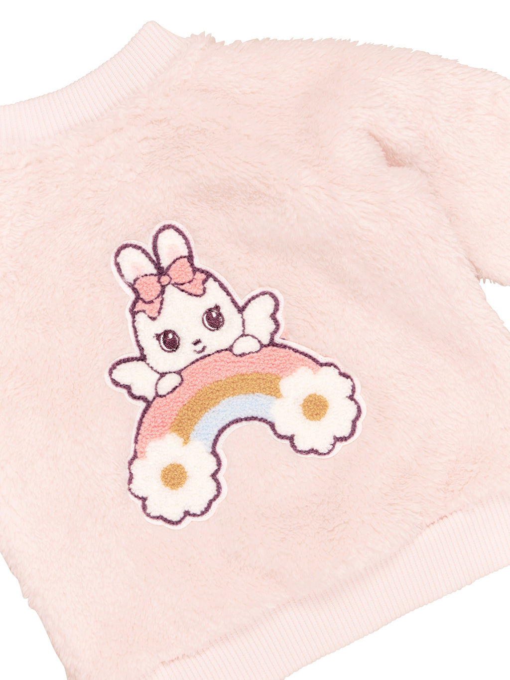Fairy Bunny Fur Jacket - Pink Pearl