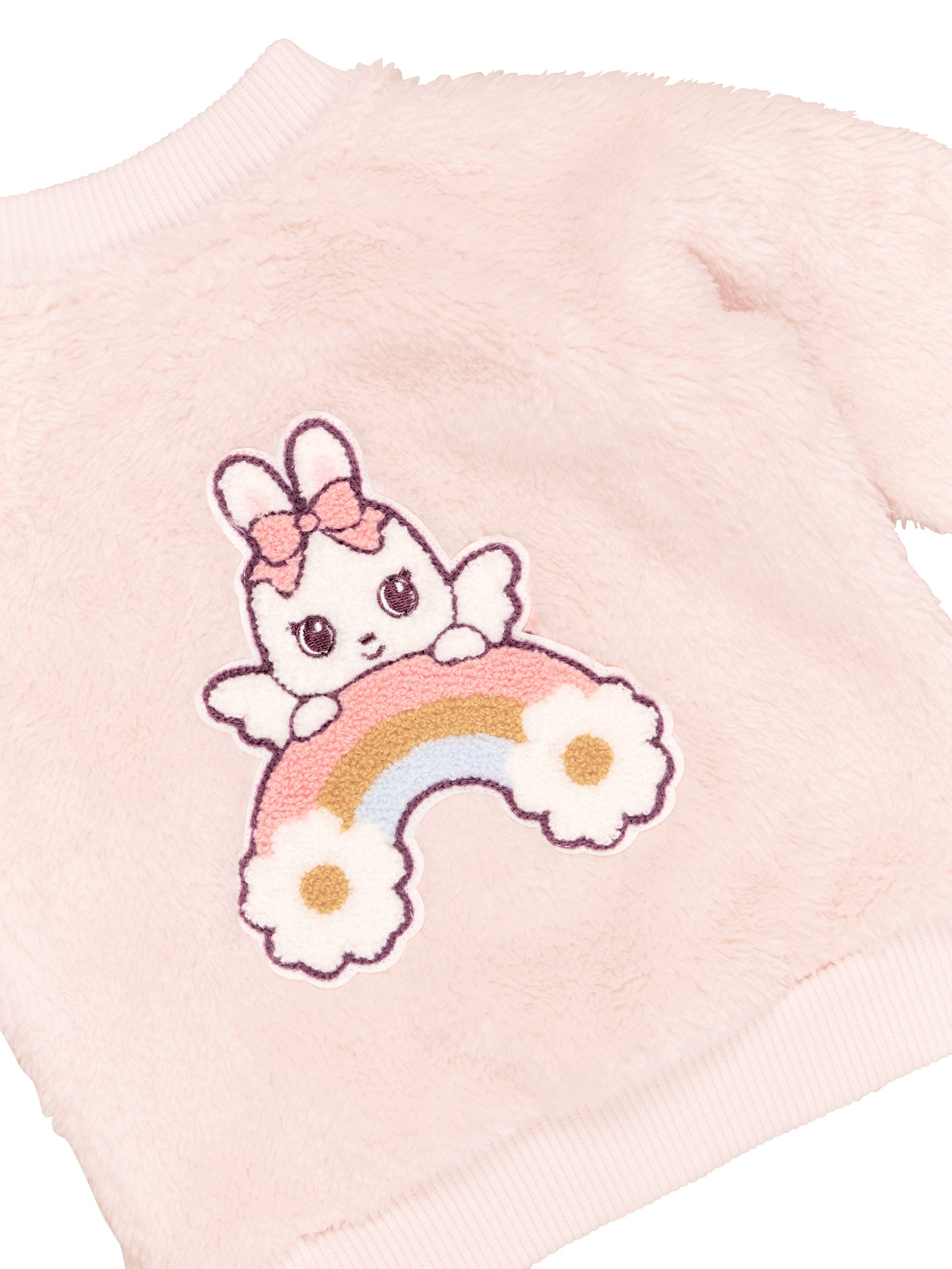 Fairy Bunny Fur Jacket - Pink Pearl