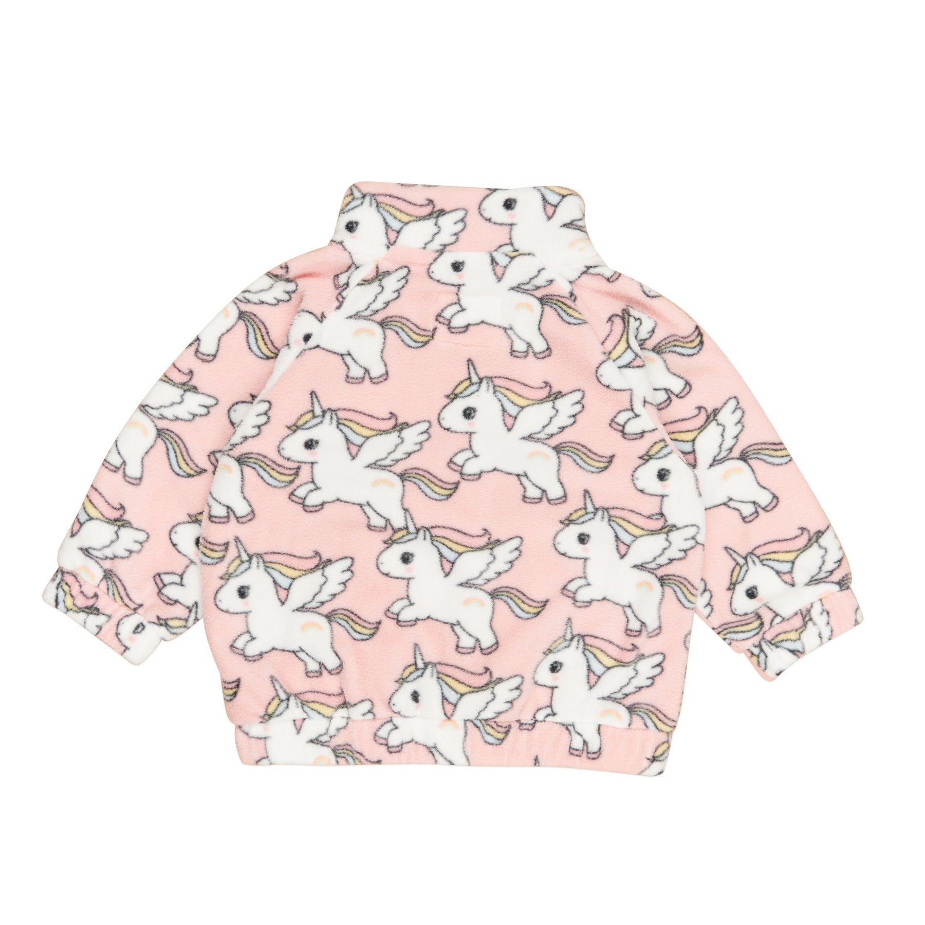 Magical Unicorn Fleece Jacket - Rosebud