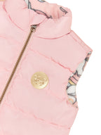 Magical Unicorn Reversible Fleece Vest - Rosebud