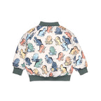 Dino Band Reversible Bomber - Light Spruce