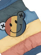 Smiley Rainbow Puffer Vest