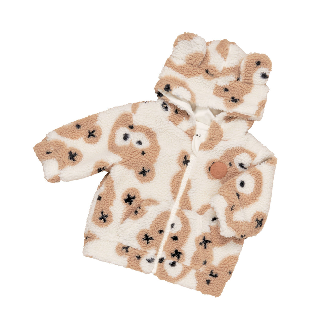 Huxbaby Huxbear Sherpa Hoodie - Natural