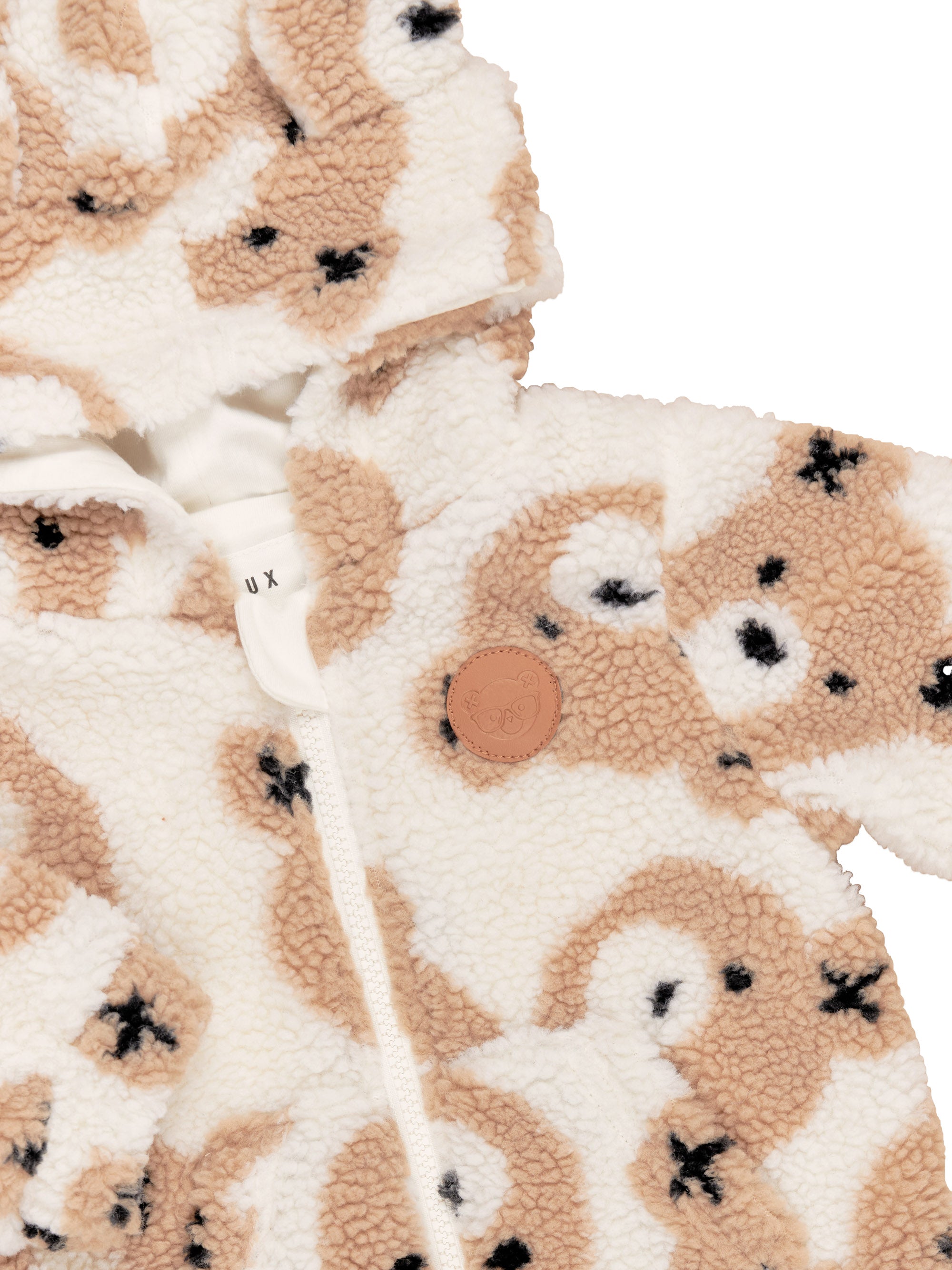 Huxbear Sherpa Hoodie - Natural