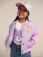 Huxbaby Orchid Hux College Varsity Jacket