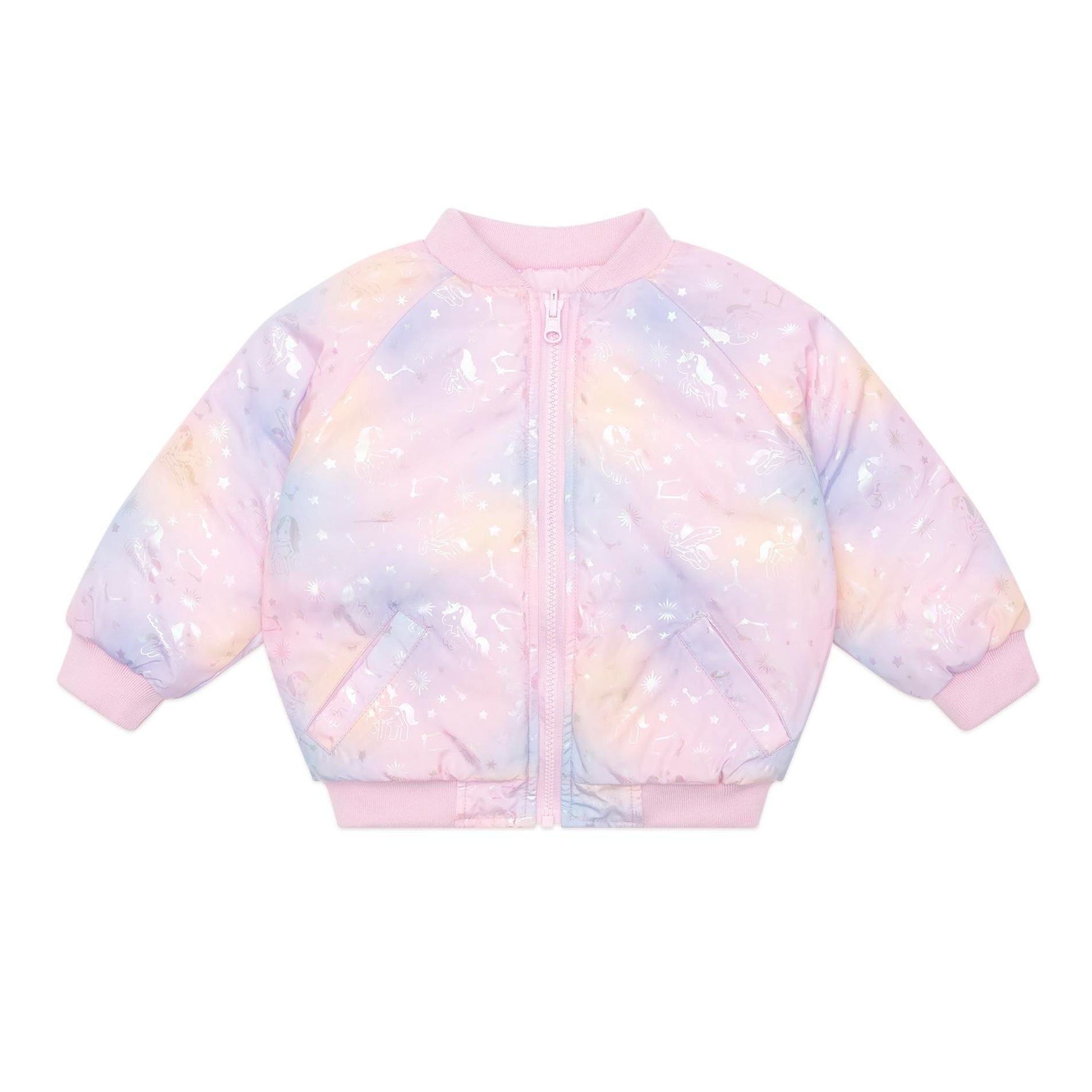 Huxbaby Cosmic Unicorn Reversible Bomber
