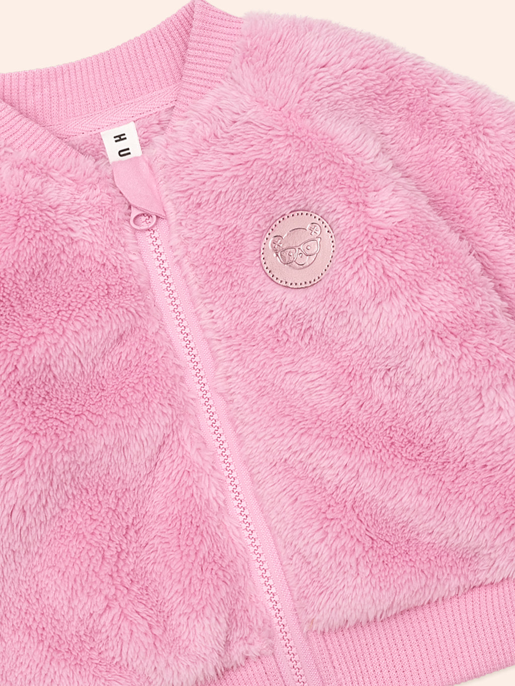 Huxbaby Gem Bunny Furry Jacket