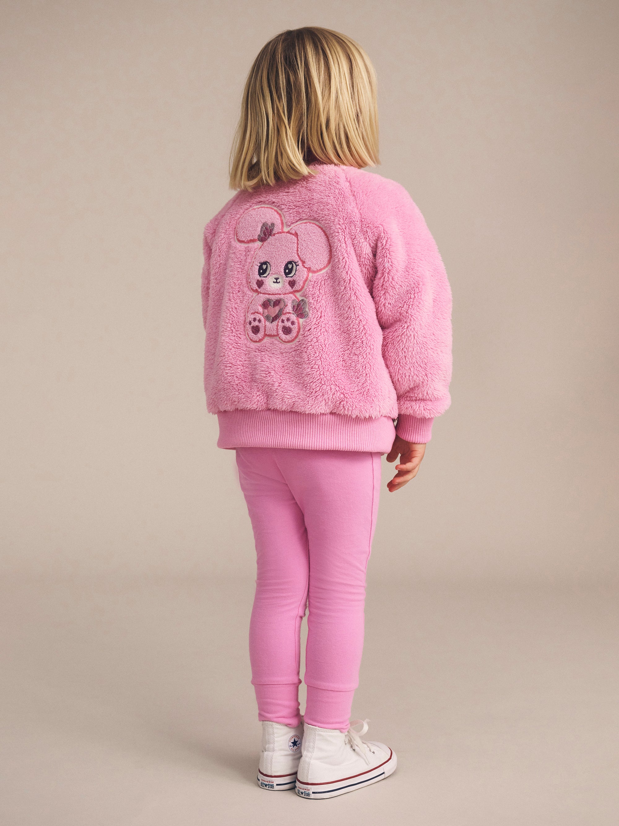 Huxbaby Gem Bunny Furry Jacket