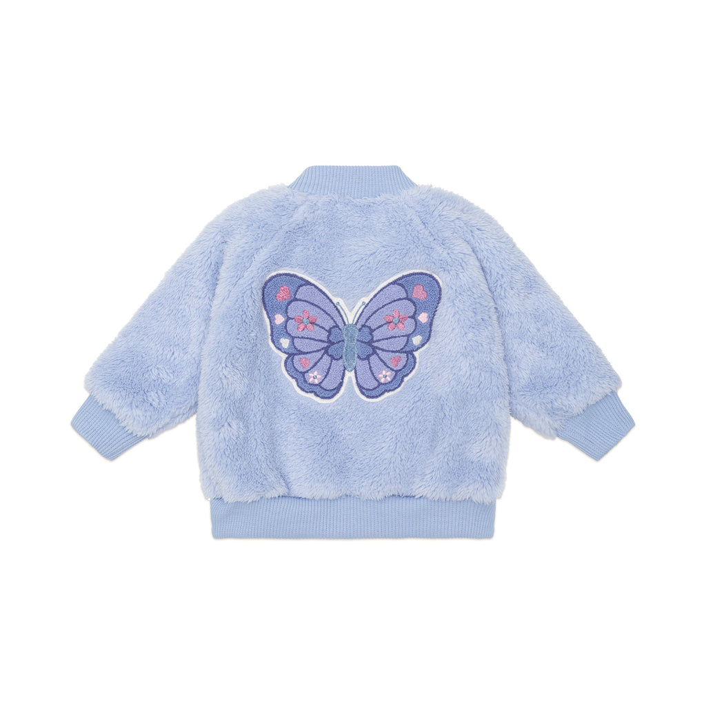 Huxbaby Butterfly Furry Jacket
