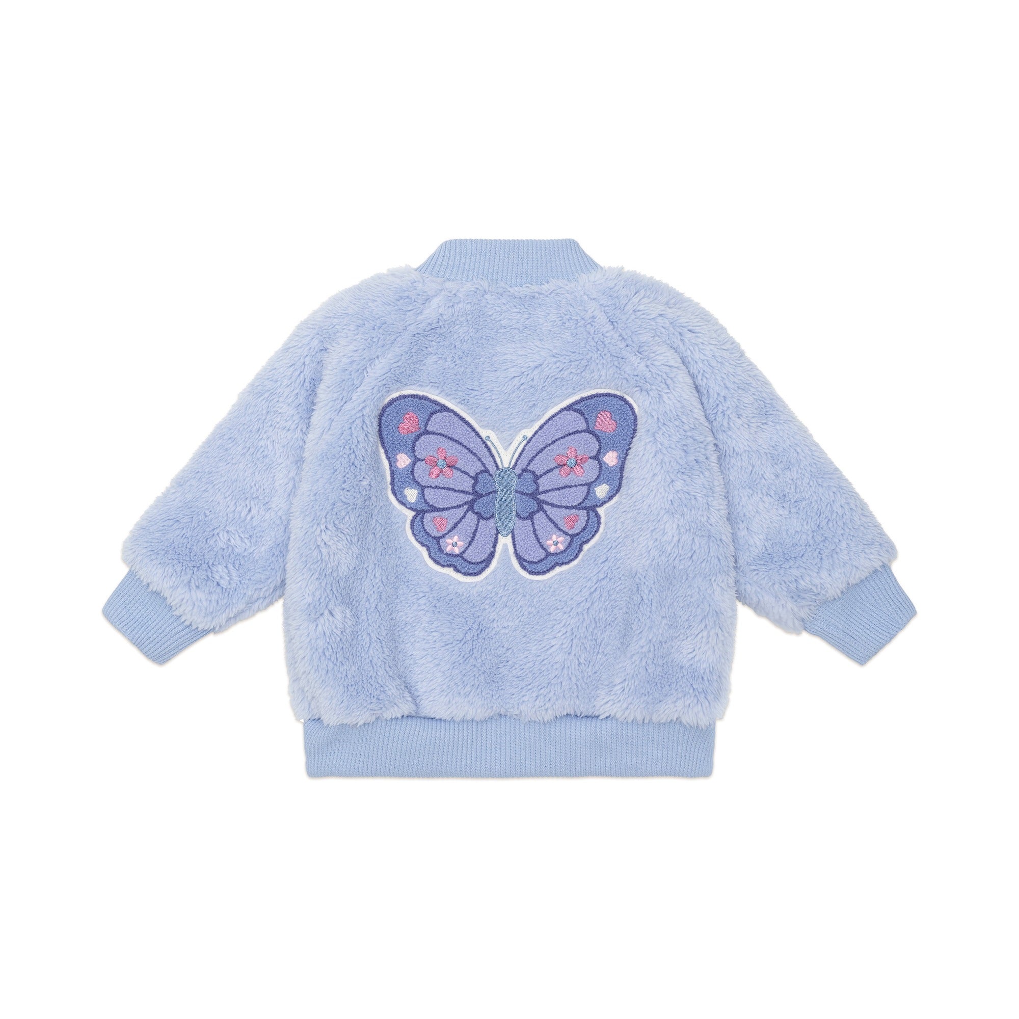 Huxbaby Butterfly Furry Jacket