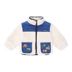 Patches Cord Sherpa Jacket