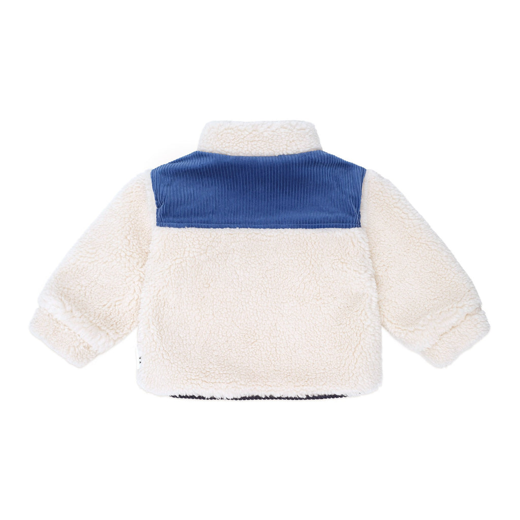 Patches Cord Sherpa Jacket