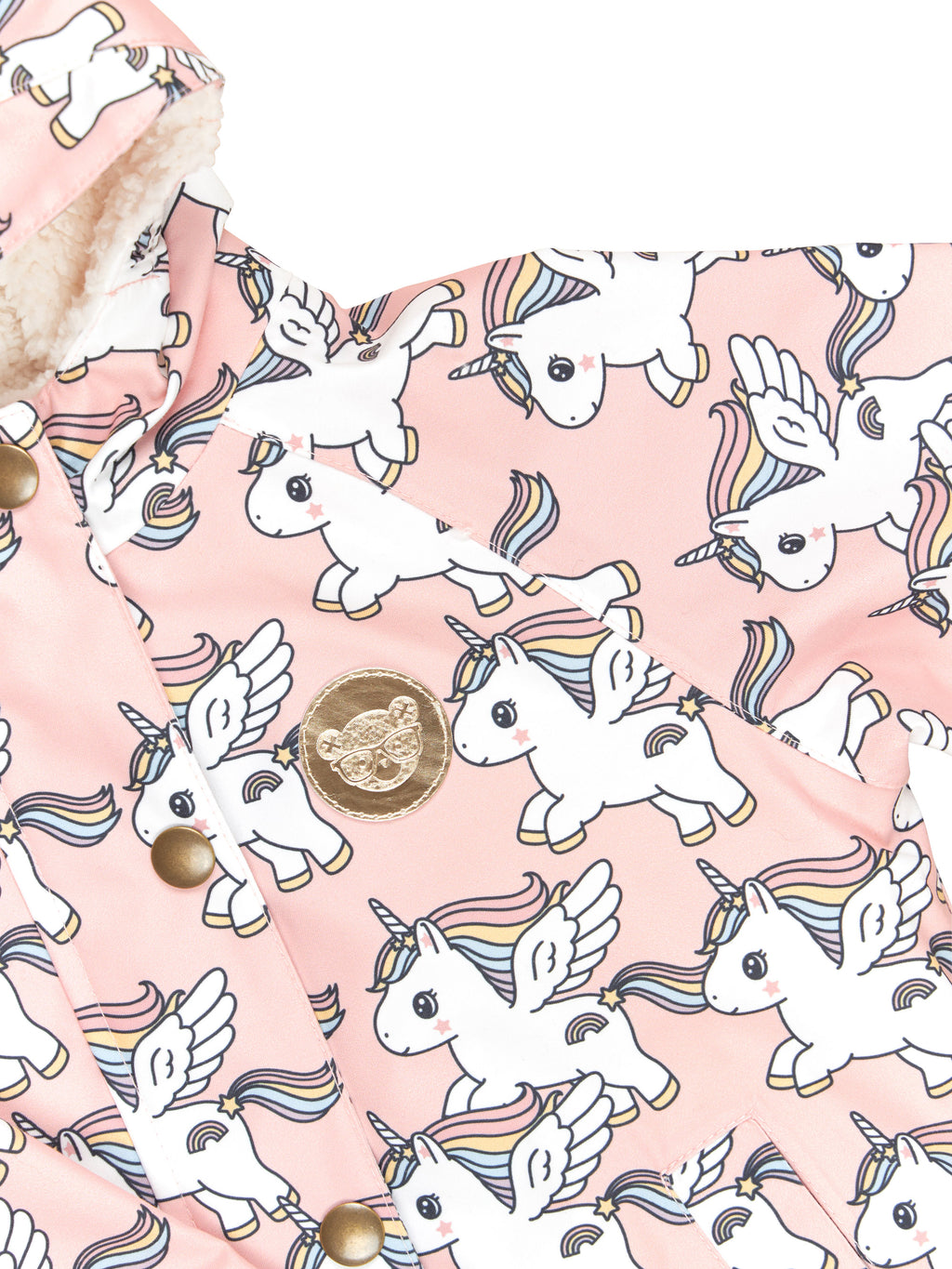 Magical Unicorn Raincoat - Rosebud