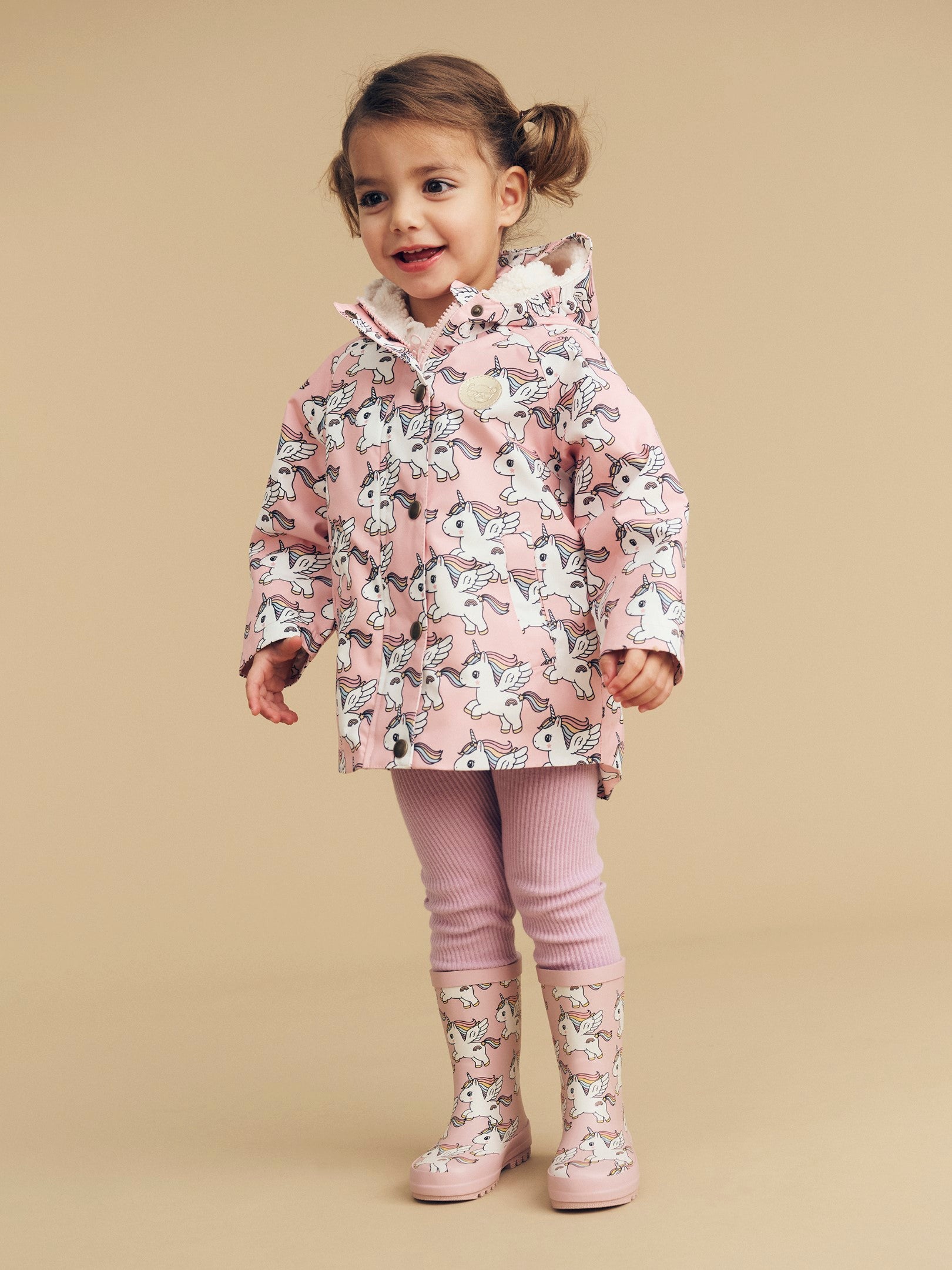 Magical Unicorn Raincoat - Rosebud