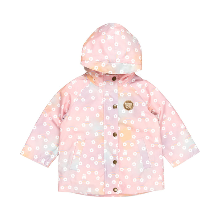 Huxbaby Bunny Raincoat - Rainbow