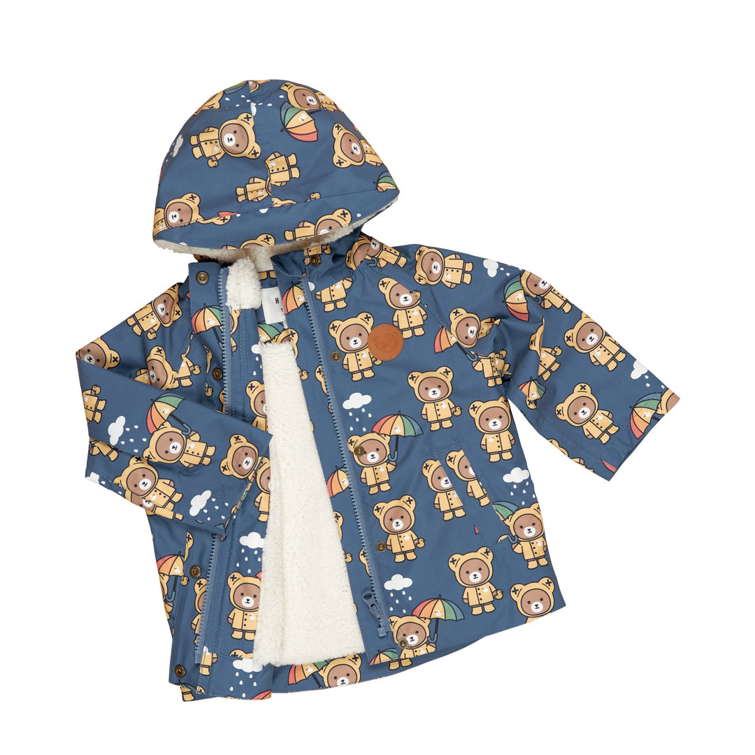 Huxbaby Rain Bear Raincoat - Night