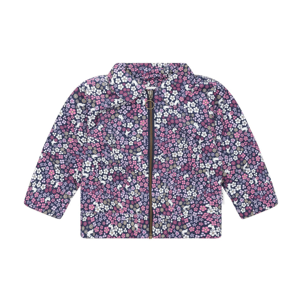 Huxbaby Midnight Flower Garden Cord Jacket