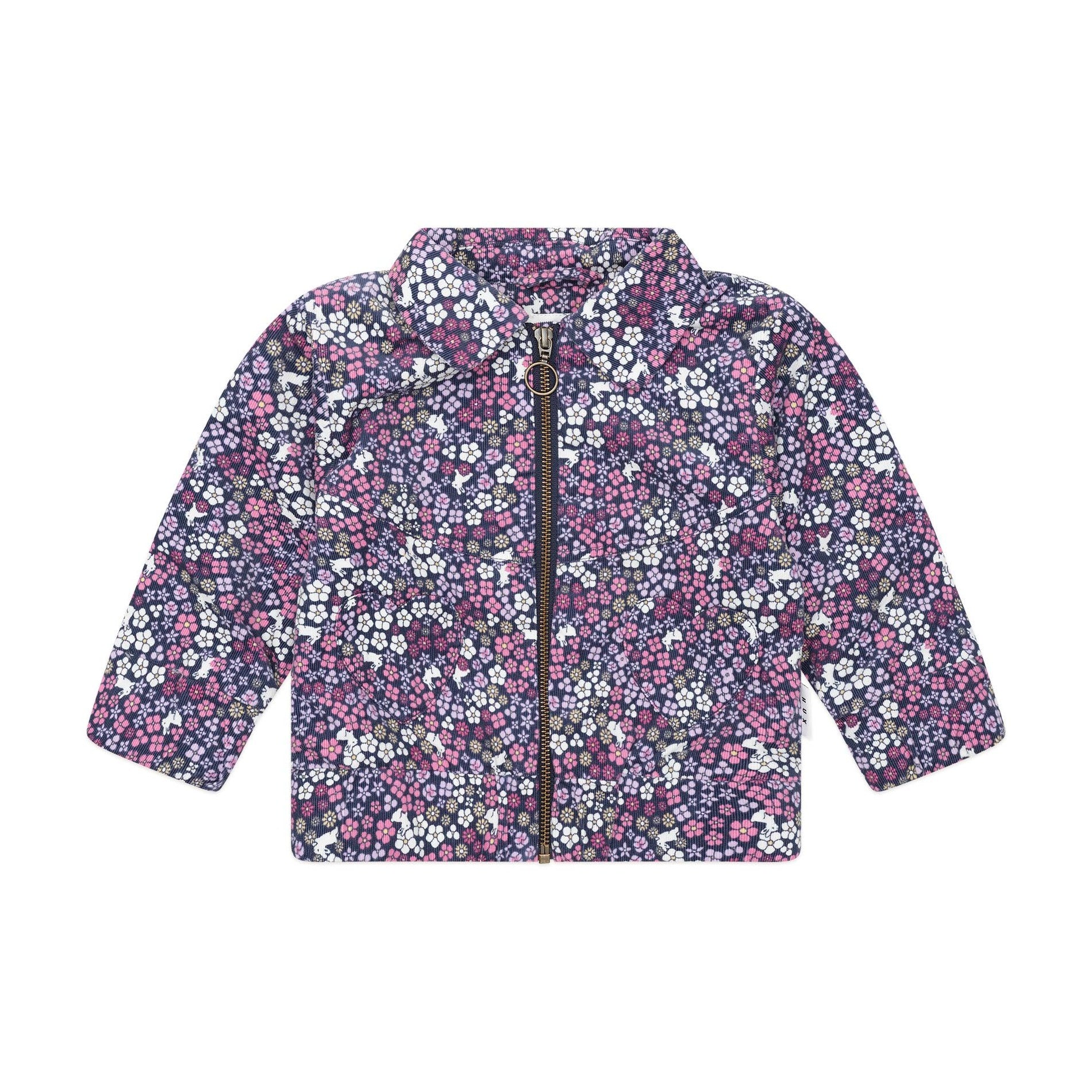 Huxbaby Midnight Flower Garden Cord Jacket