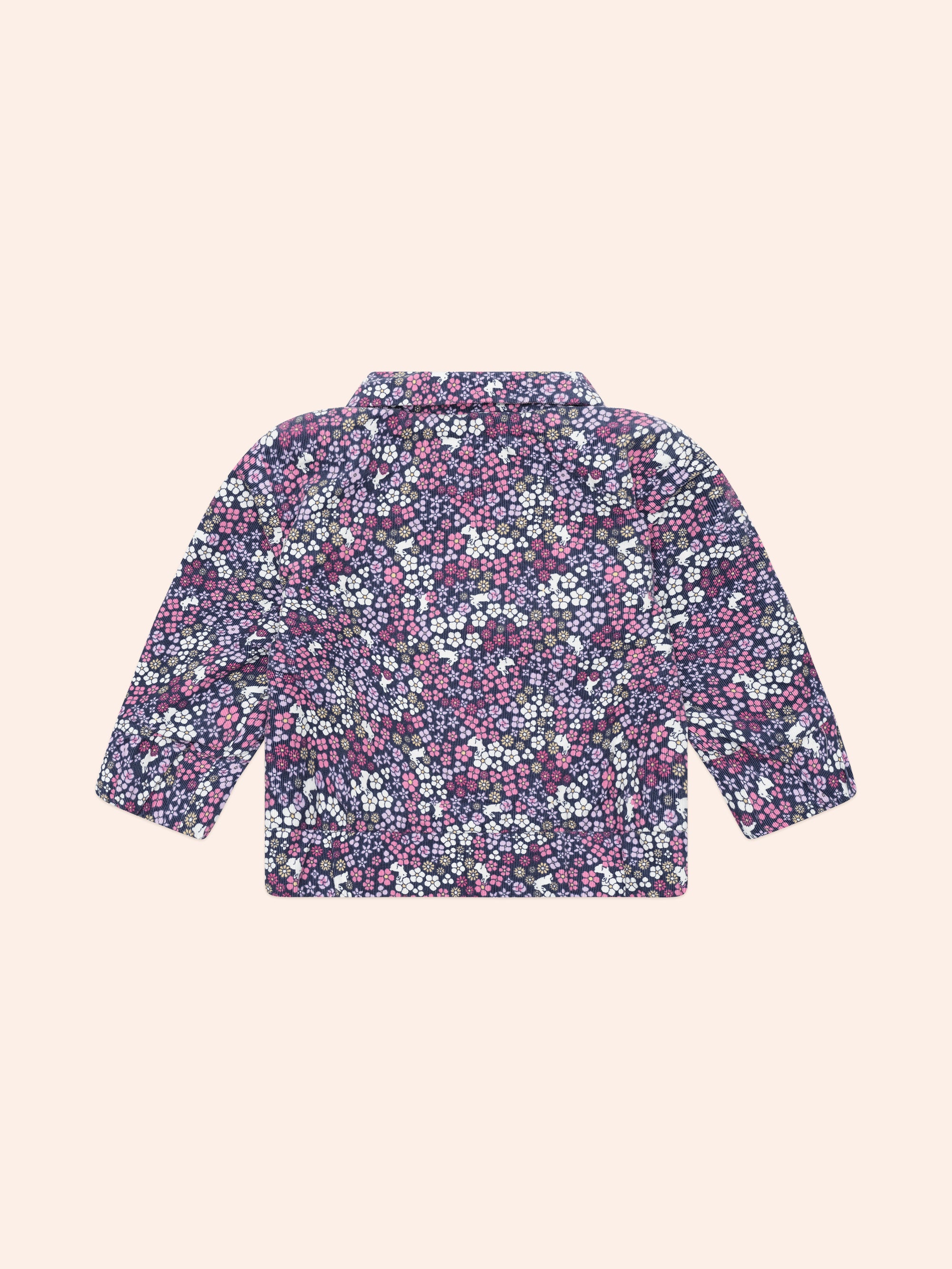 Huxbaby Midnight Flower Garden Cord Jacket