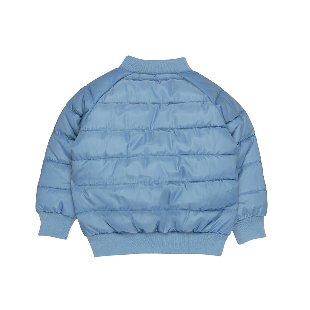 Dino Dog Reversible Bomber - Mountain Blue