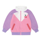 Retro Cherry Spliced Windbreaker