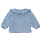 Vintage Bow Collar Denim Jacket