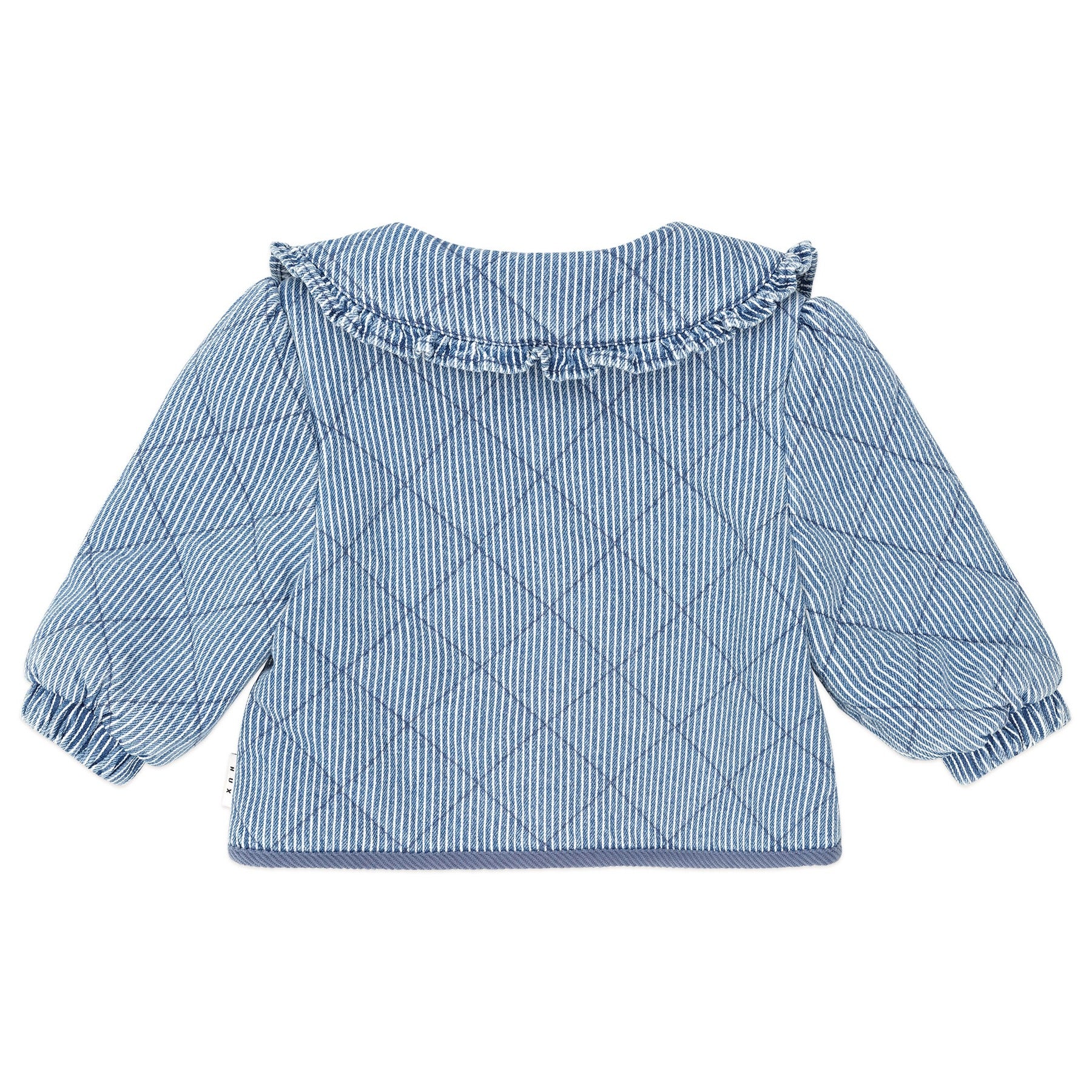 Vintage Bow Collar Denim Jacket