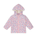 Heart Floral Quilted Puffer Jacket