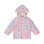 Heart Floral Quilted Puffer Jacket