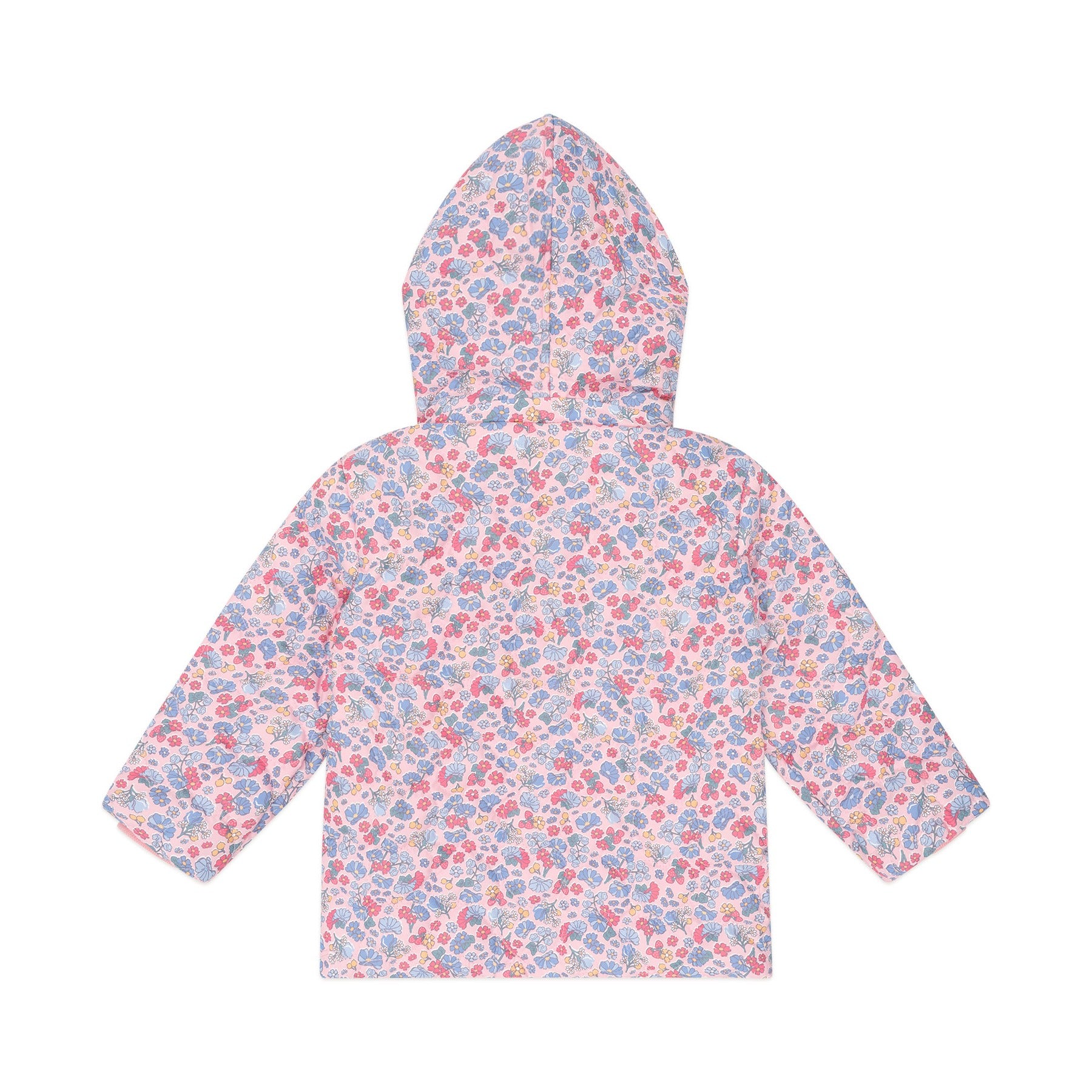 Heart Floral Quilted Puffer Jacket