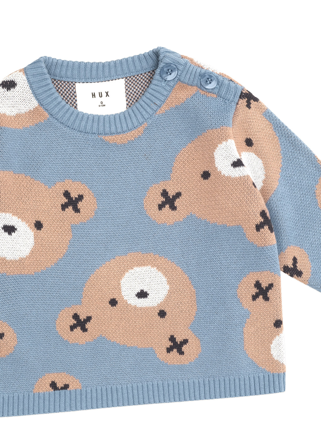 Huxbear Knit Jumper - Cornflower