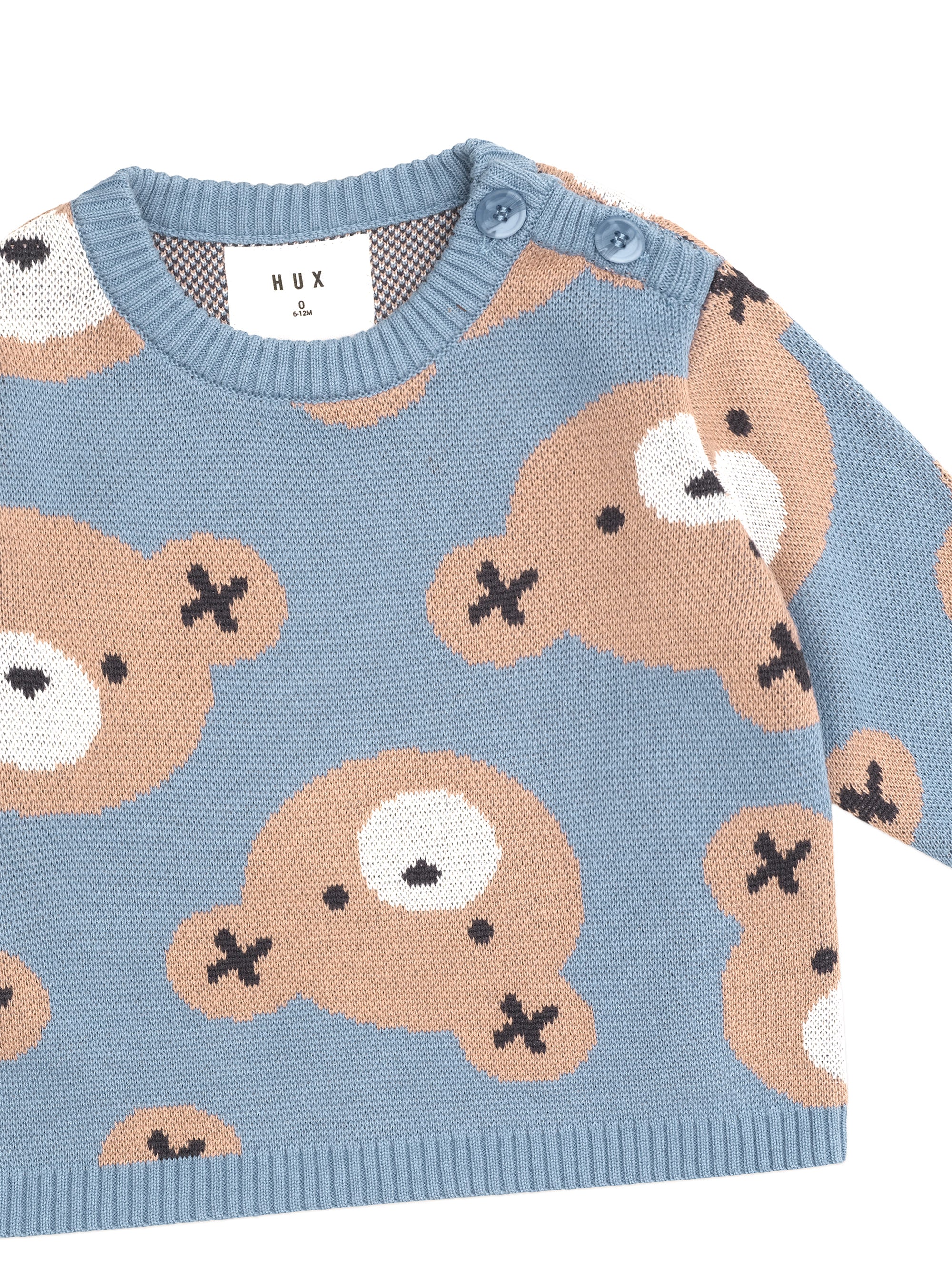 Huxbear Knit Jumper - Cornflower