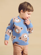 Huxbear Knit Jumper - Cornflower