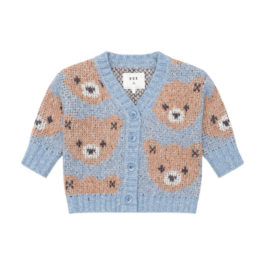 Huxbaby Dusk Blue Huxbear Knit Cardi