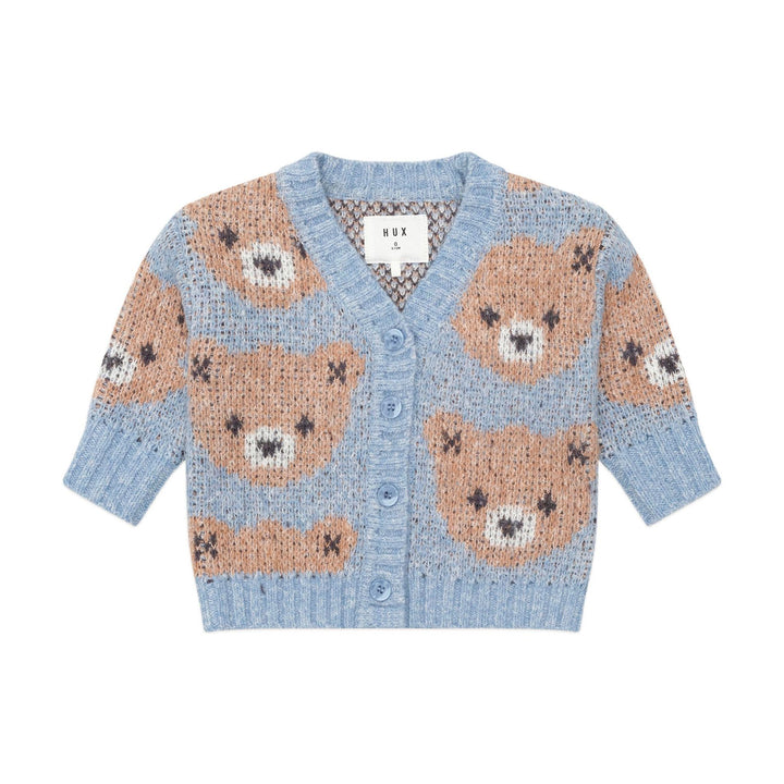 Huxbaby Dusk Blue Huxbear Knit Cardi