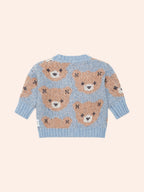 Huxbaby Dusk Blue Huxbear Knit Cardi