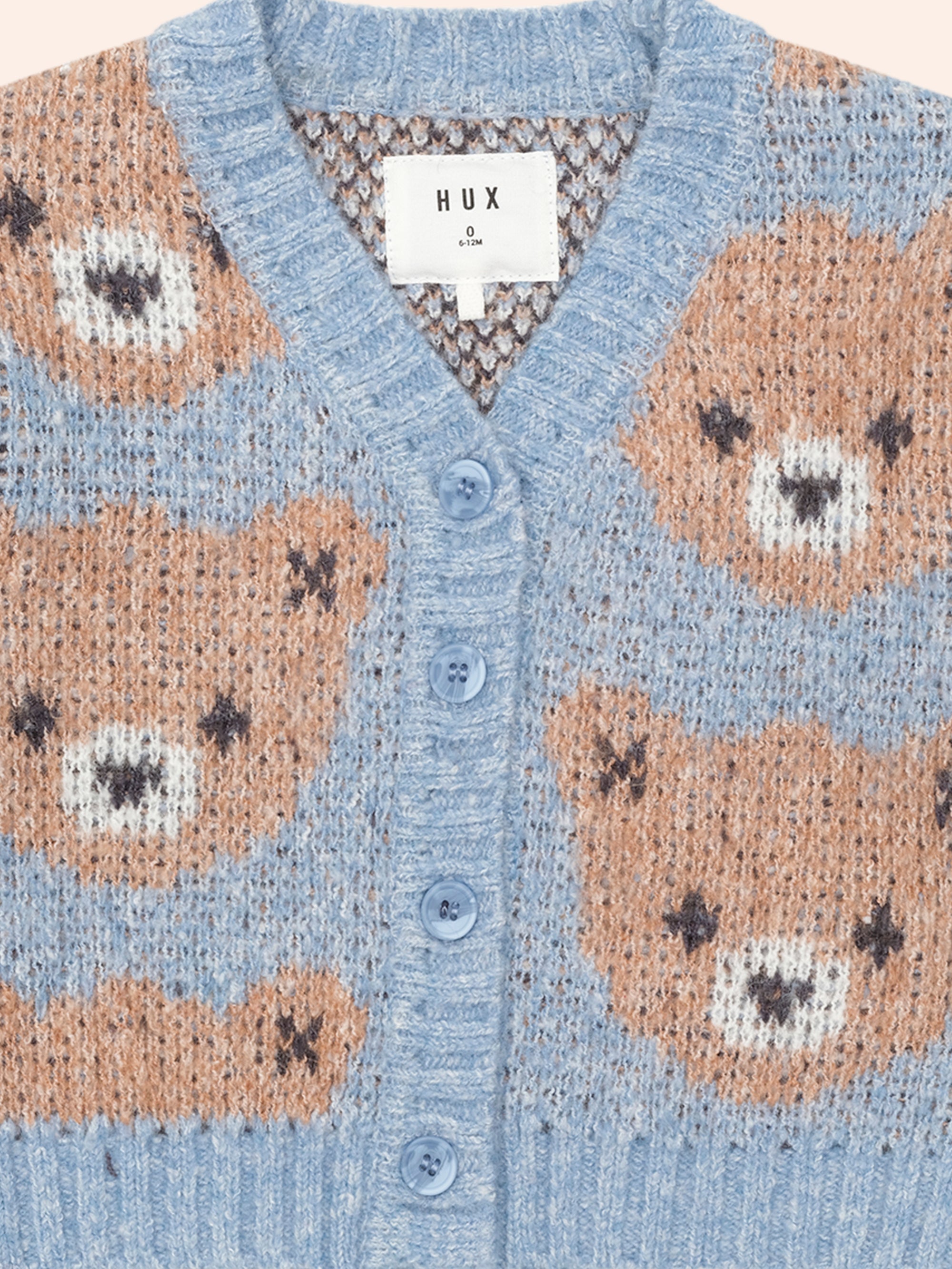 Huxbaby Dusk Blue Huxbear Knit Cardi