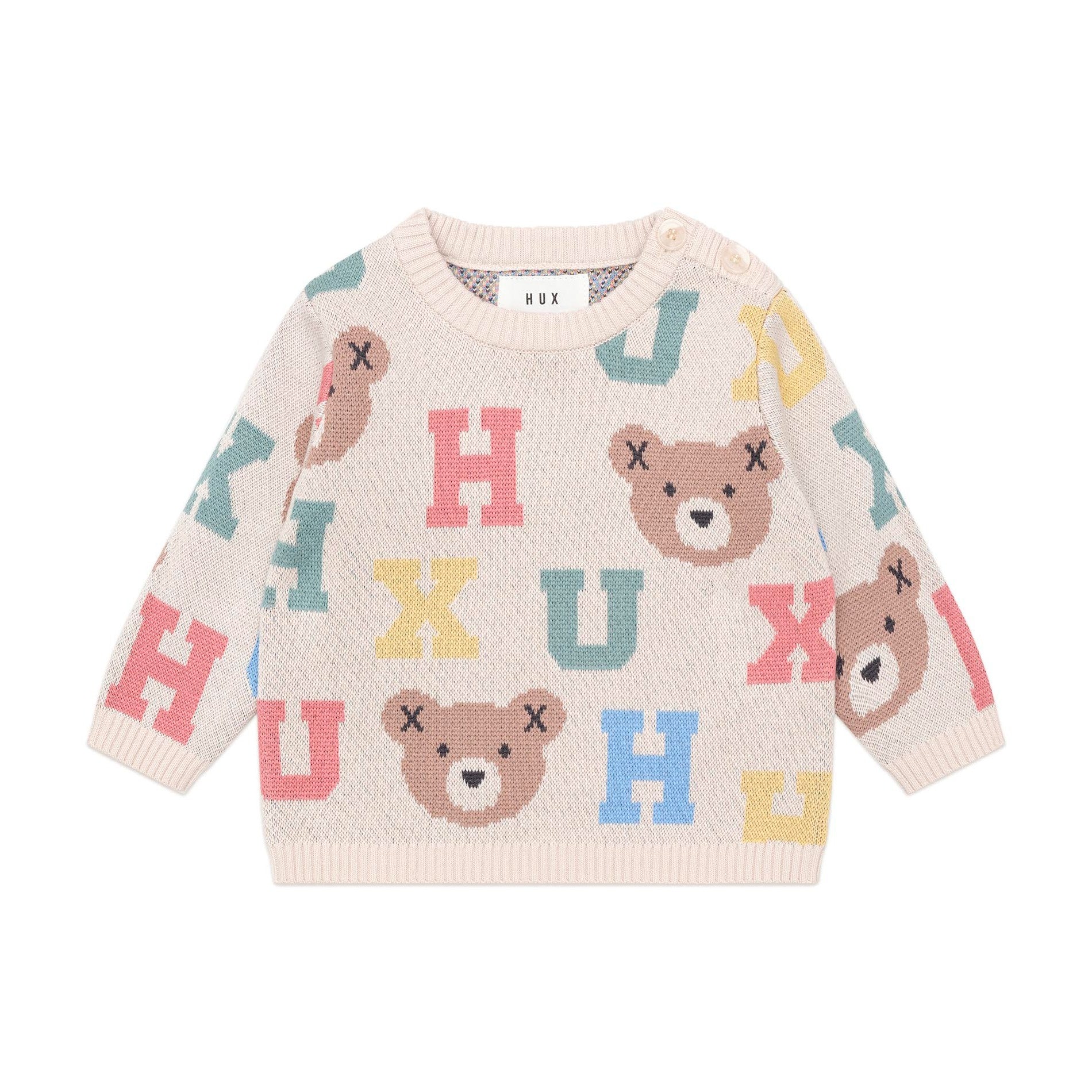 Huxbaby Hux Alphabet Knit Jumper