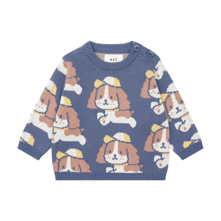 Huxbaby Happy Puppy Knit Jumper