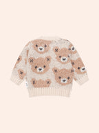 Huxbaby Ecru Huxbear Knit Jumper