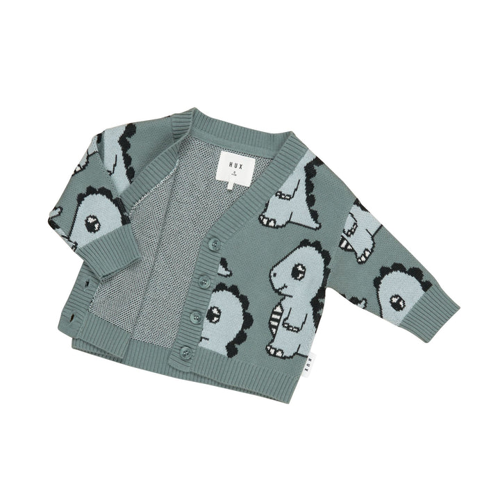 Huxbaby Dino Boxy Cardi