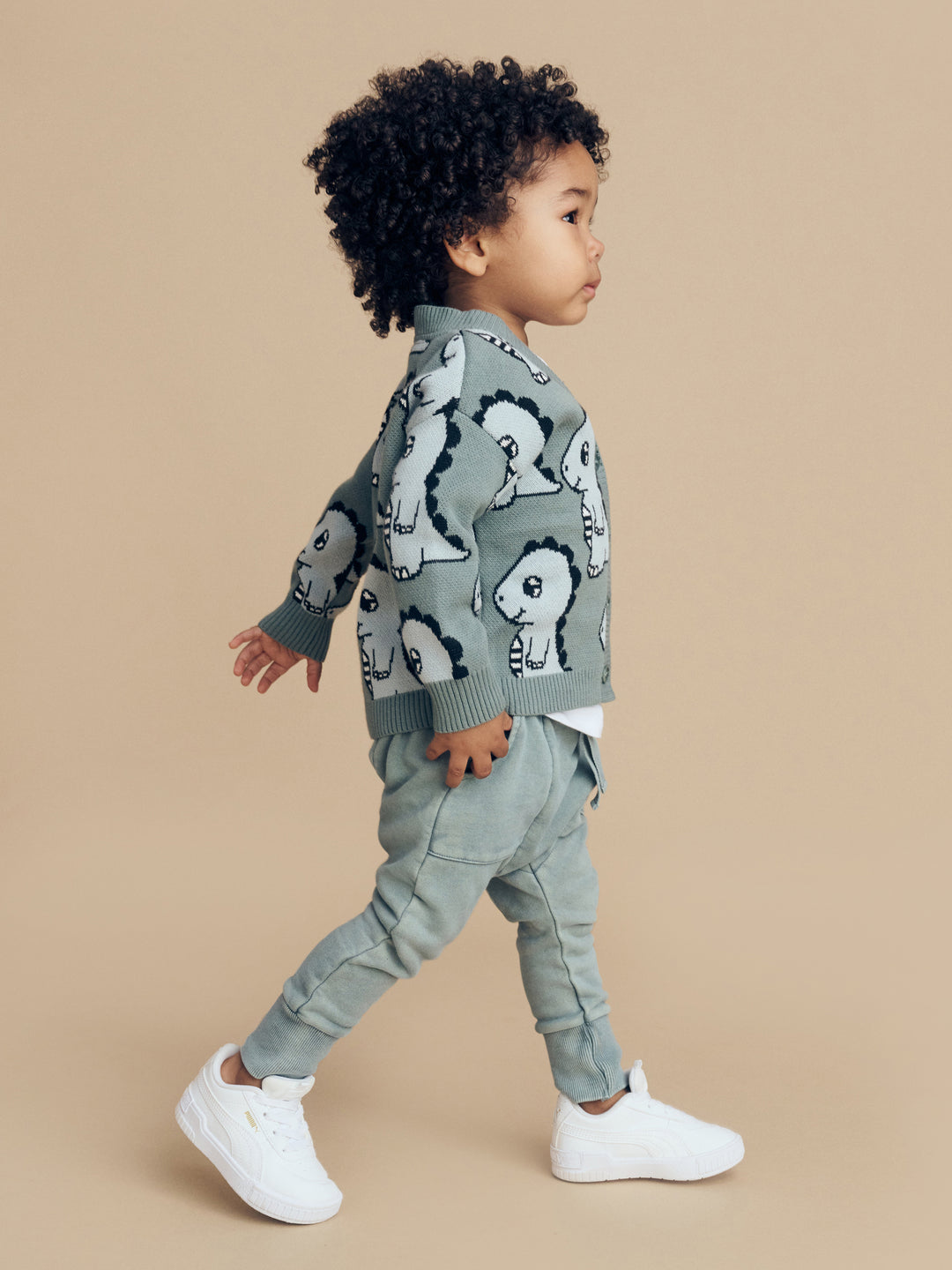 Huxbaby Dino Boxy Cardi