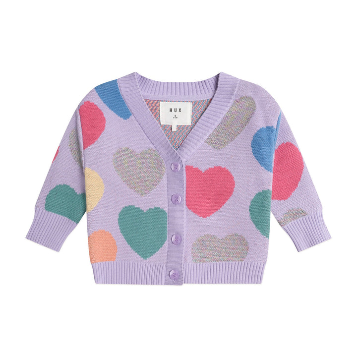 Huxbaby Loveheart Knit Cardi