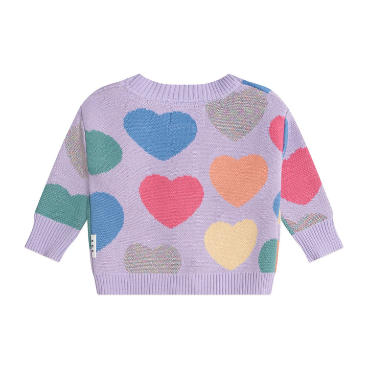 Huxbaby Loveheart Knit Cardi