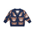 Huxbear Knit Cardi Navy
