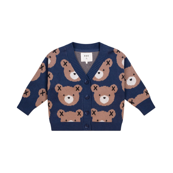 Huxbaby Huxbear Knit Cardi Navy