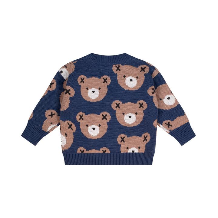 Huxbaby Huxbear Knit Cardi Navy