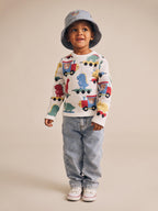 Huxbaby Dino Train Knit Pullover